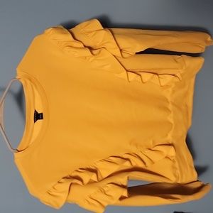 Ann Taylor ruffled sweatshirt size M